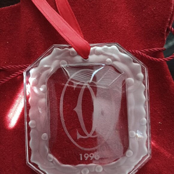 Cartier Crystal Holiday Ornament circa 1996 - Picture 4 of 5